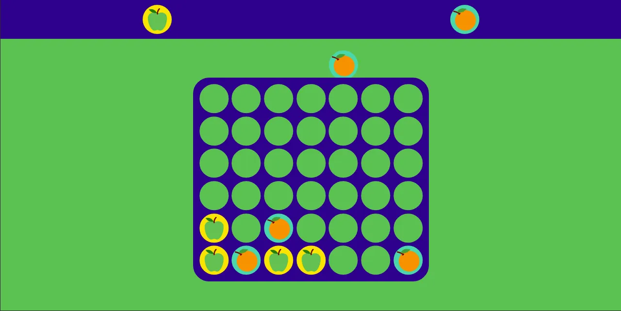 Connect Four - Apples vs. Oranges preview